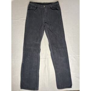 JOHN GALT BRANDY MELVILLE Dark Navy Blue Corduroy High Rise Jeans Sz Medium